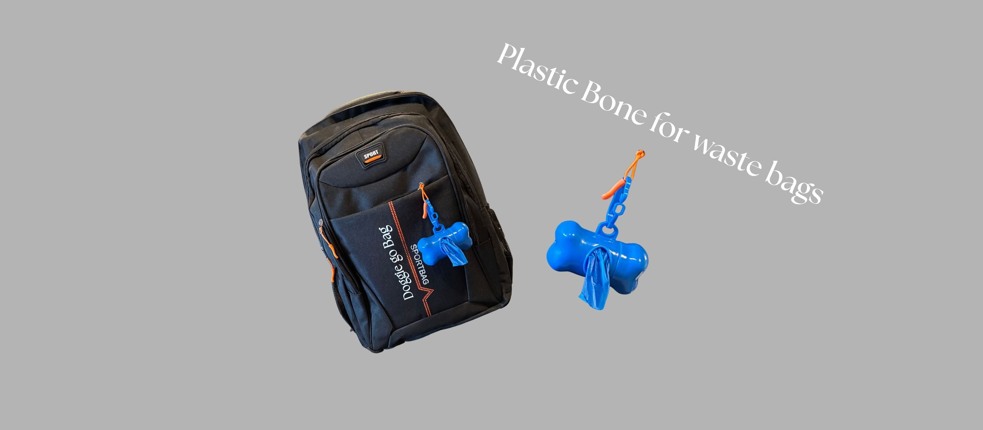 Doggie Go Bag – Dog Travel Backpack with Bowls, Food Containers & Leash